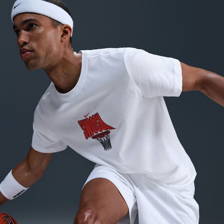 NIKE - Dri-FIT Tee OC 3 Erkek Beyaz Tişört (1)