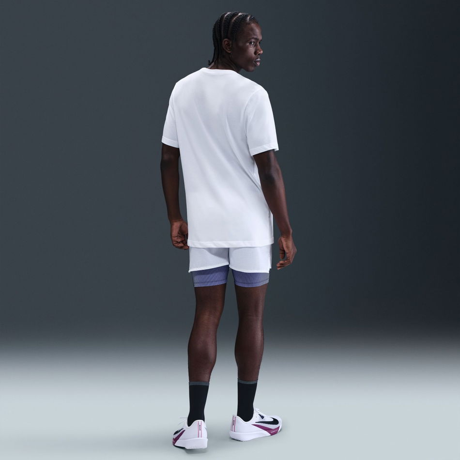 Dri-FIT Tee Run Swoosh Erkek Beyaz Tişört