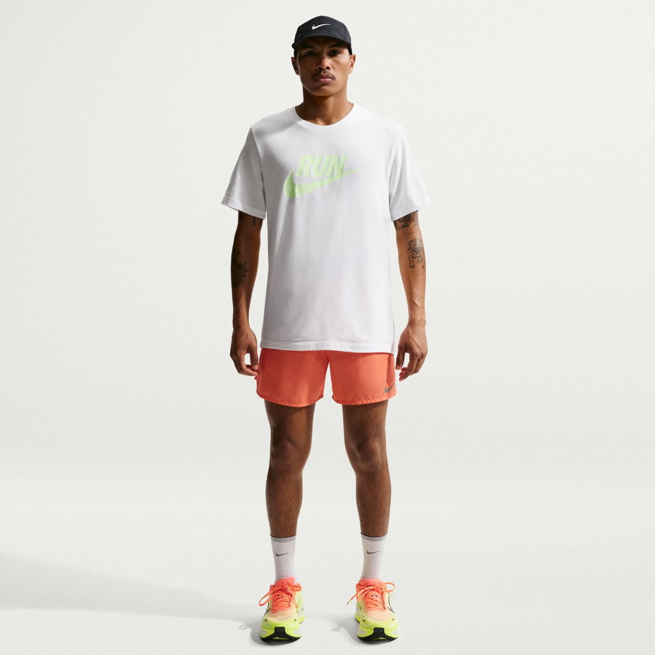 Dri-FIT Tee Run Swoosh Erkek Beyaz Tişört