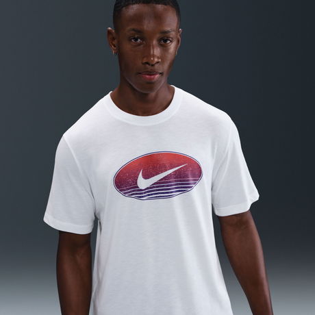 NIKE - Dri-FIT Tee Slub HBR Novelty Erkek Beyaz Tişört
