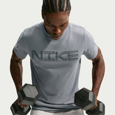 NIKE - Dri-FIT Tee Std Erkek Gri Tişört