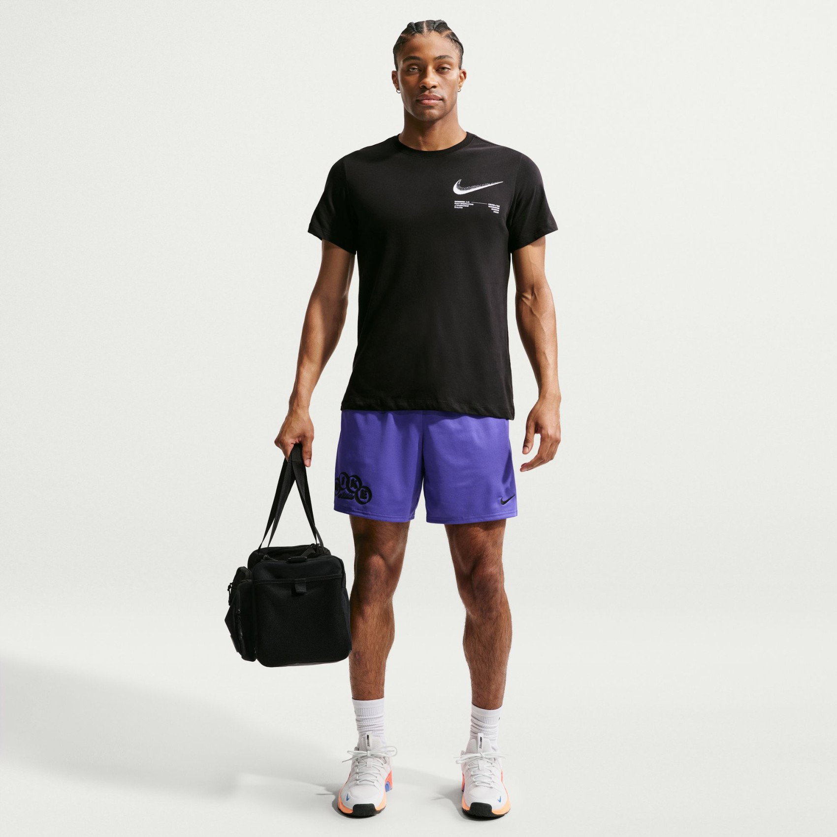 Nike Dri-FIT Tee Std Erkek Siyah Tişört IH1969-010