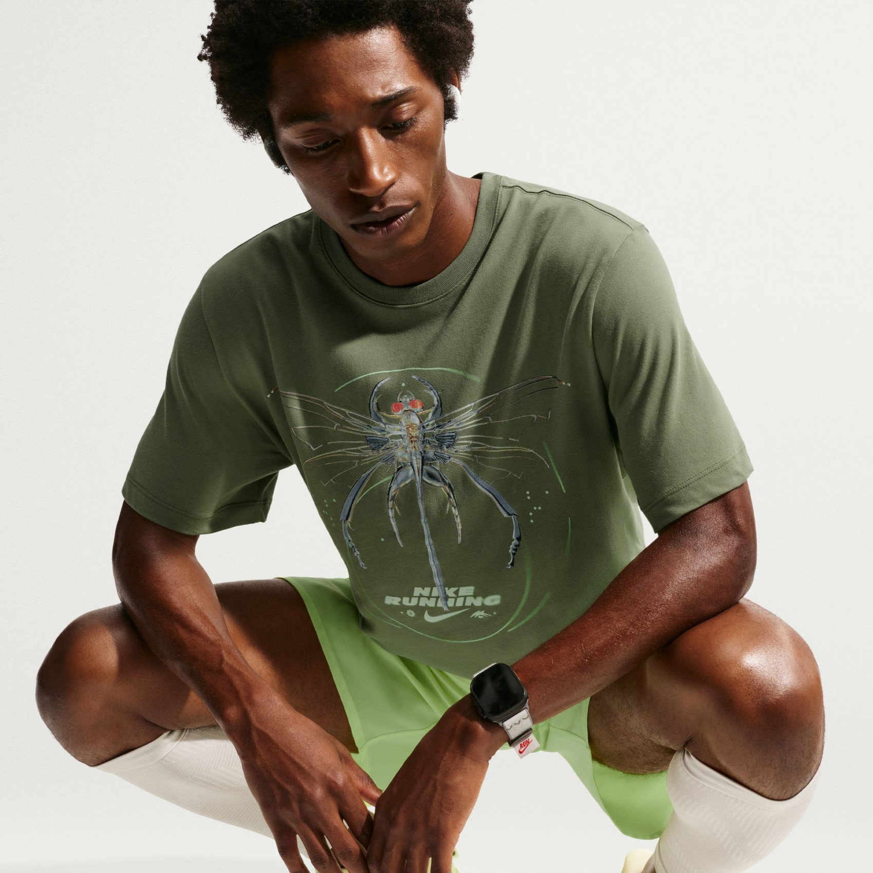 Nike Dri-FIT Tee Std Iykyk Erkek Yeşil Tişört IH4418-328