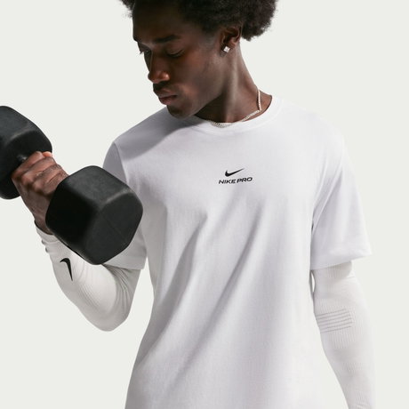 NIKE - Dri-FIT Tee Std Pro Erkek Beyaz Tişört
