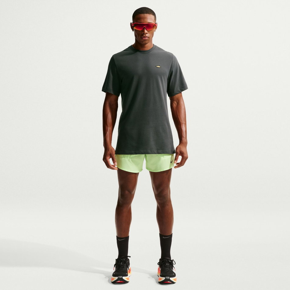 Dri-FIT Tee Std Retro Run Erkek Gri Tişört