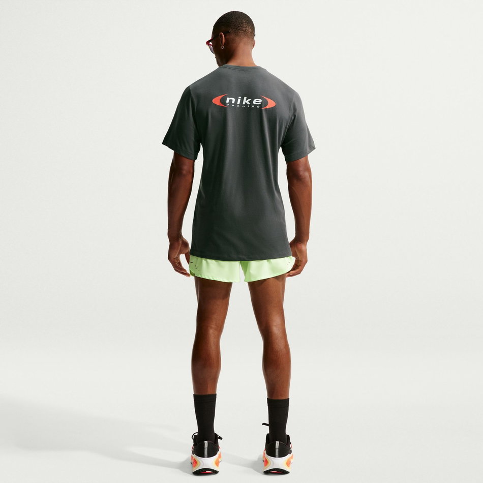 Dri-FIT Tee Std Retro Run Erkek Gri Tişört