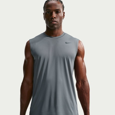 NIKE - Dri-FIT Tee Std Slvls Flex Erkek Gri Tişört