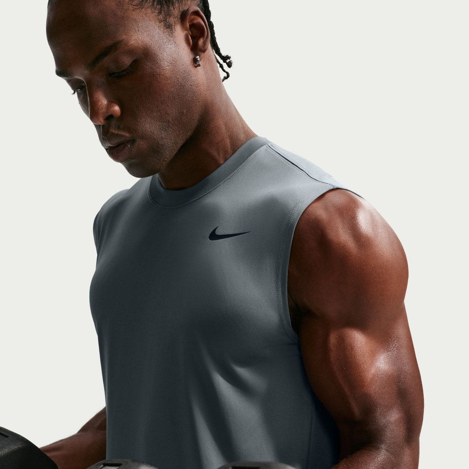 Dri-FIT Tee Std Slvls Flex Erkek Gri Tişört