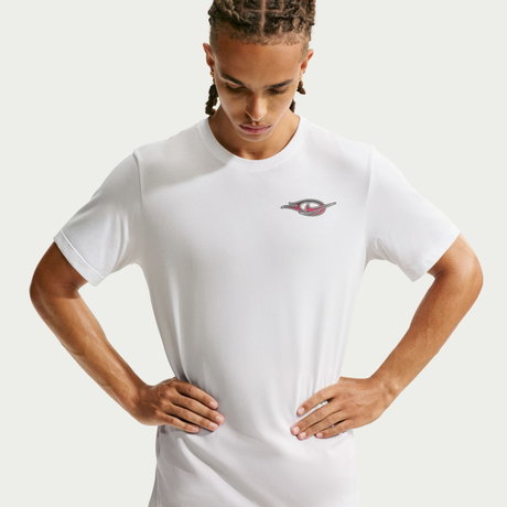 NIKE - Dri-FIT Tee Std Stride Erkek Beyaz Tişört (1)