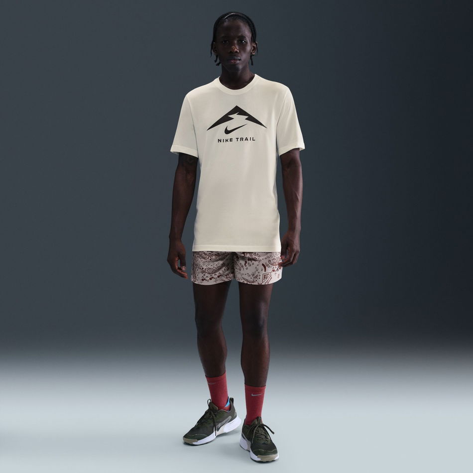 Dri-FIT Tee Trail Logo Erkek Bej Tişört