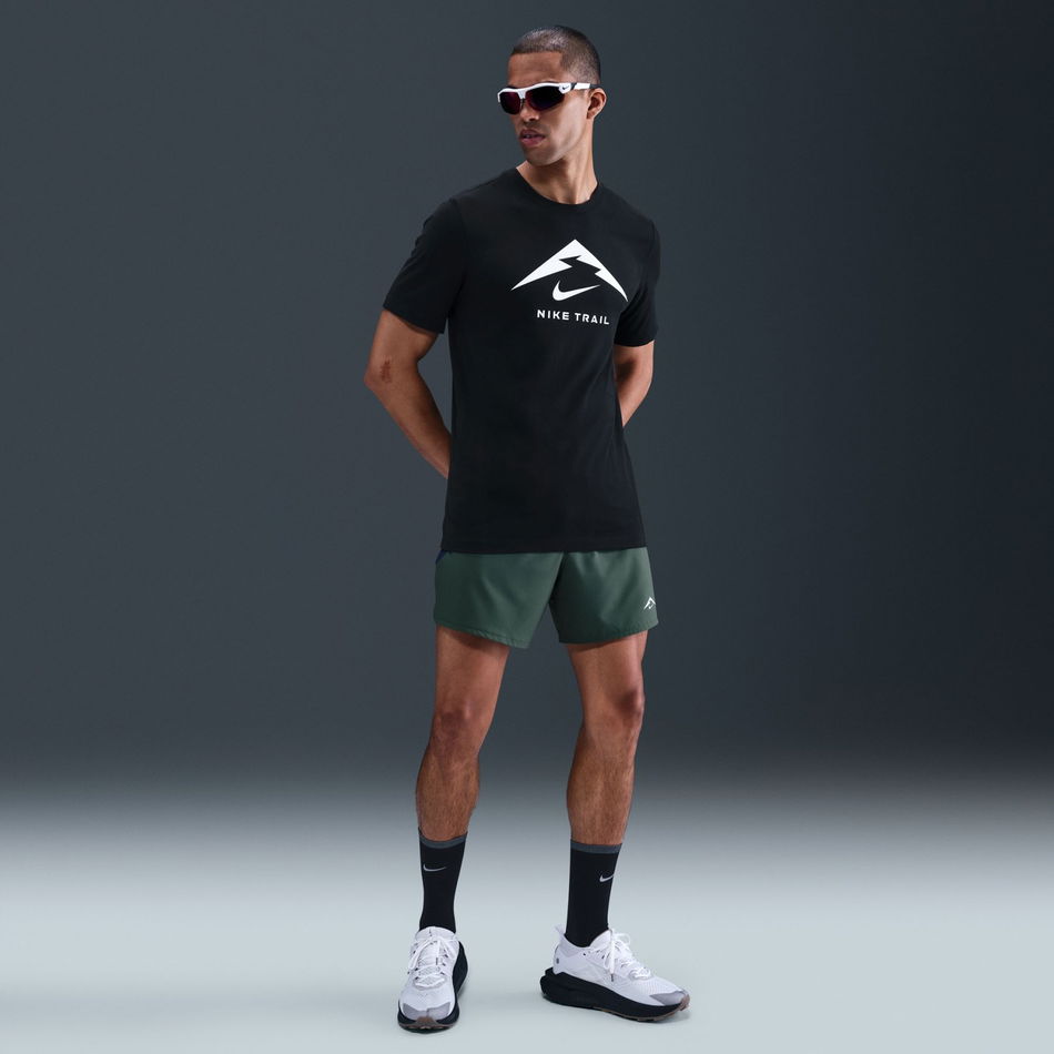 Dri-FIT Tee Trail Logo Erkek Siyah Tişört