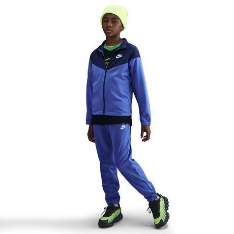 NIKE - Dri-FIT Tracksuit Fz Çocuk Mavi Eşofman Takımı (1)