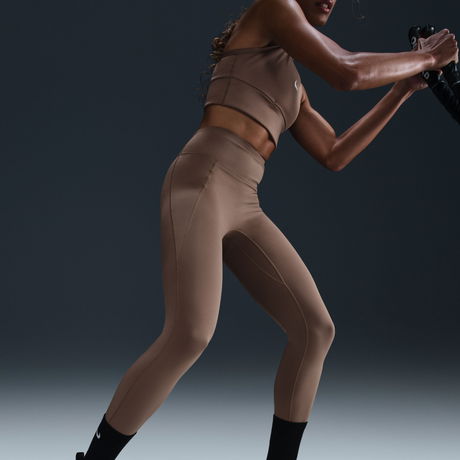 NIKE - Dri-FIT Universa HR 7/8 Tight Kadın Kahverengi Tayt