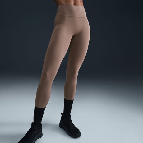 NIKE - Dri-FIT Universa HR 7/8 Tight Kadın Kahverengi Tayt (1)