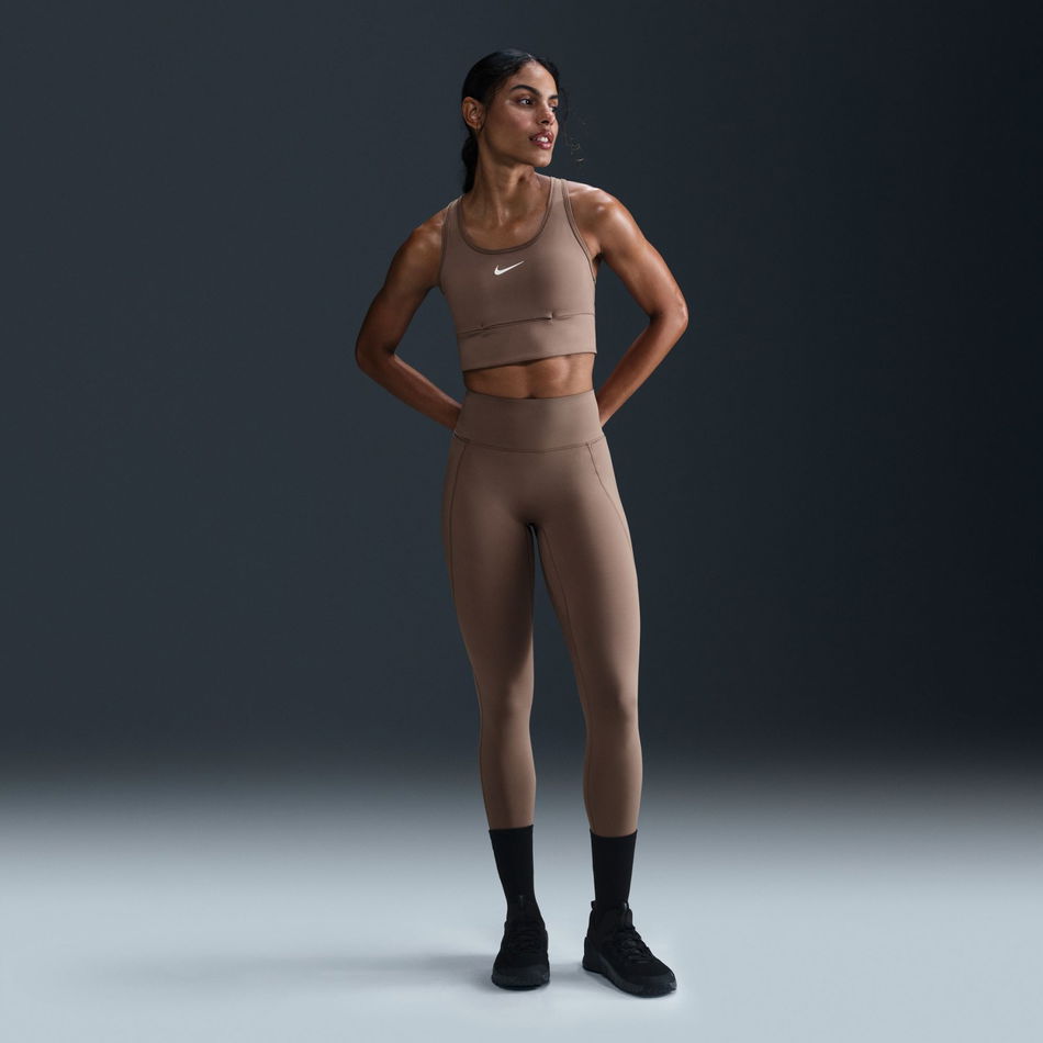 Dri-FIT Universa HR 7/8 Tight Kadın Kahverengi Tayt