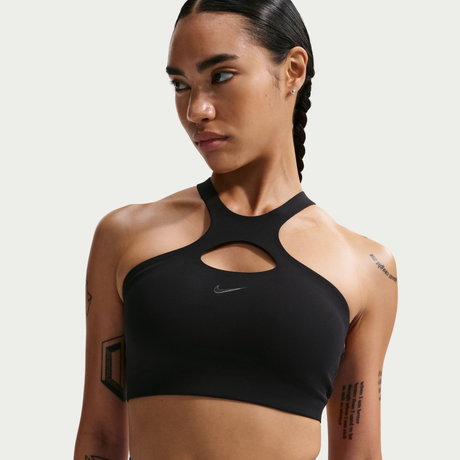 NIKE - Dri-FIT Universa Ms Bra Essential Pedli Kadın Siyah Sporcu Sütyeni