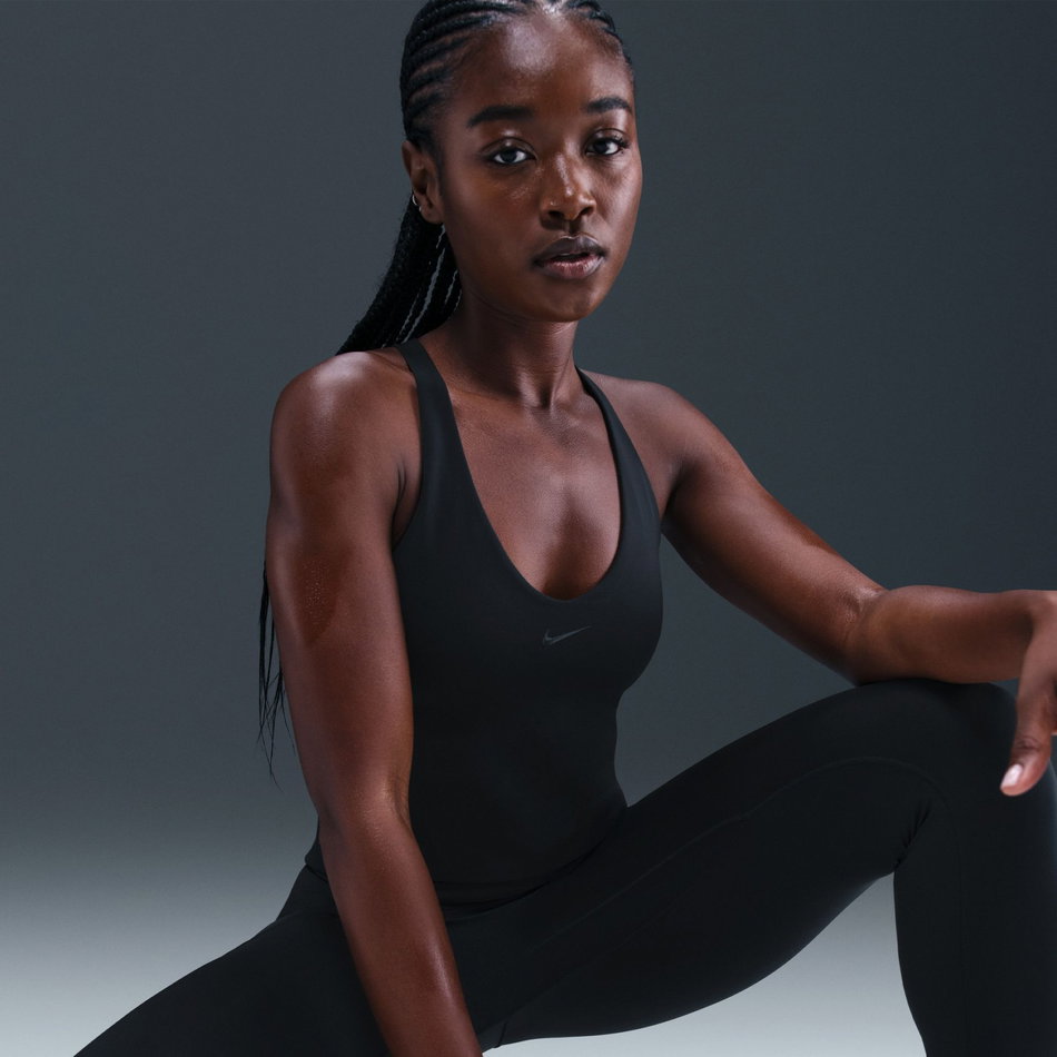 Dri-FIT Universa MS Bra Tank Pedli Kadın Siyah Atlet