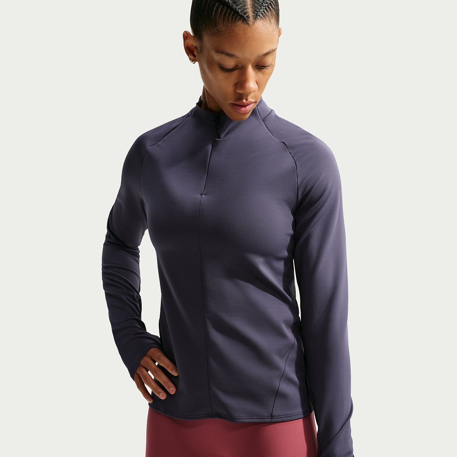 Женский свитшот Nike Dri-FIT Universa Qz Ls Top Mesh