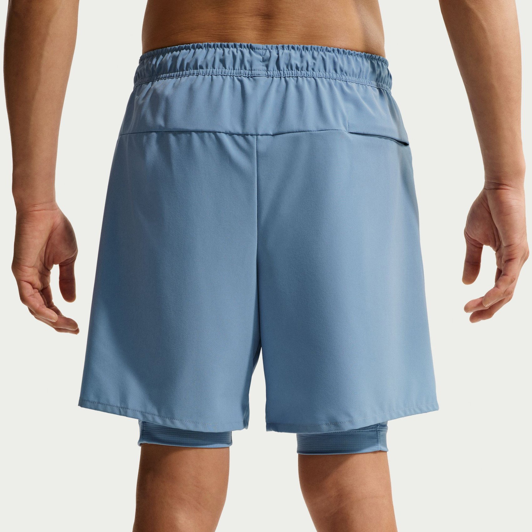Nike Dri-FIT Unlimited Woven 7IN 2in1 Erkek Mavi Şort DV9334-486