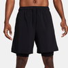 NIKE - Dri-FIT Unlimited Woven 7IN 2in1 Erkek Siyah Şort (1)