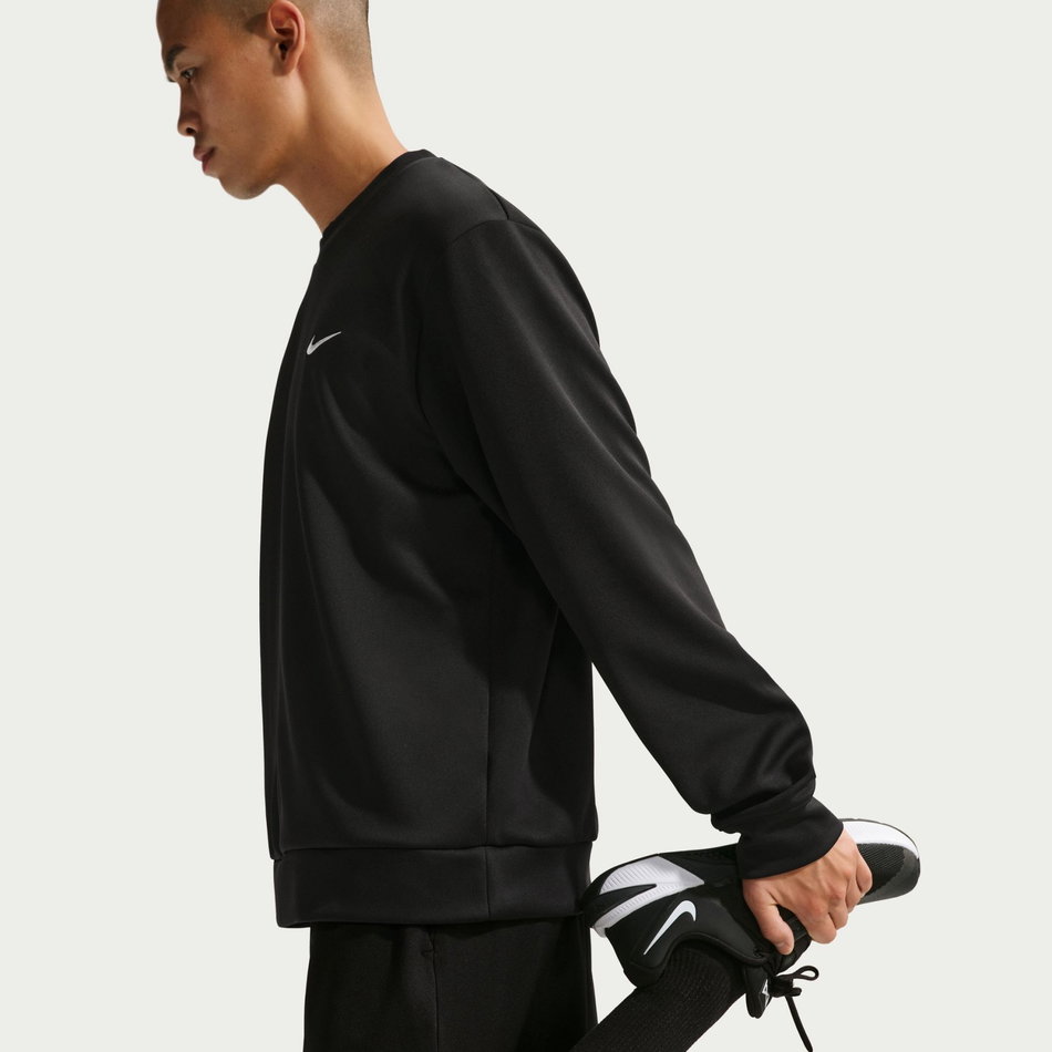 Dri-FIT Uv Flex Fleece Crew Erkek Siyah Sweatshirt