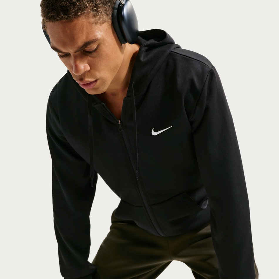 Dri-FIT Uv Flex Fleece Fz Hoodie Erkek Siyah Sweatshirt