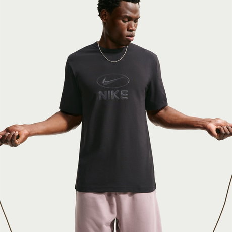 NIKE - Dri-FIT Uv Hyverse Top Fld Gfx Erkek Siyah Tişört
