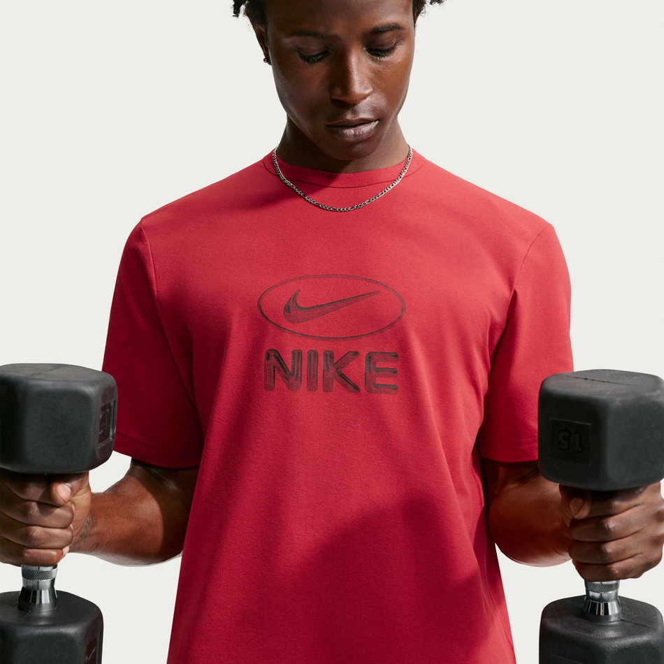 Dri-FIT Uv Hyverse Top Gfx Erkek Kırmızı Tişört