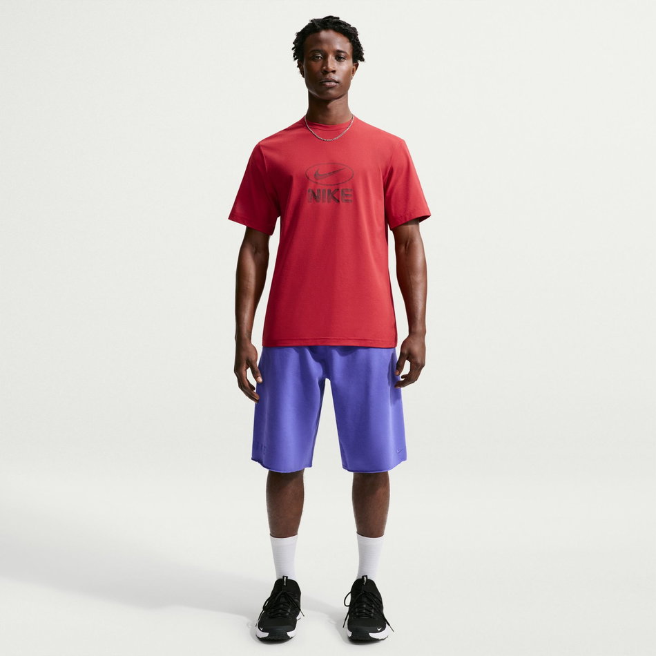 Dri-FIT Uv Hyverse Top Gfx Erkek Kırmızı Tişört