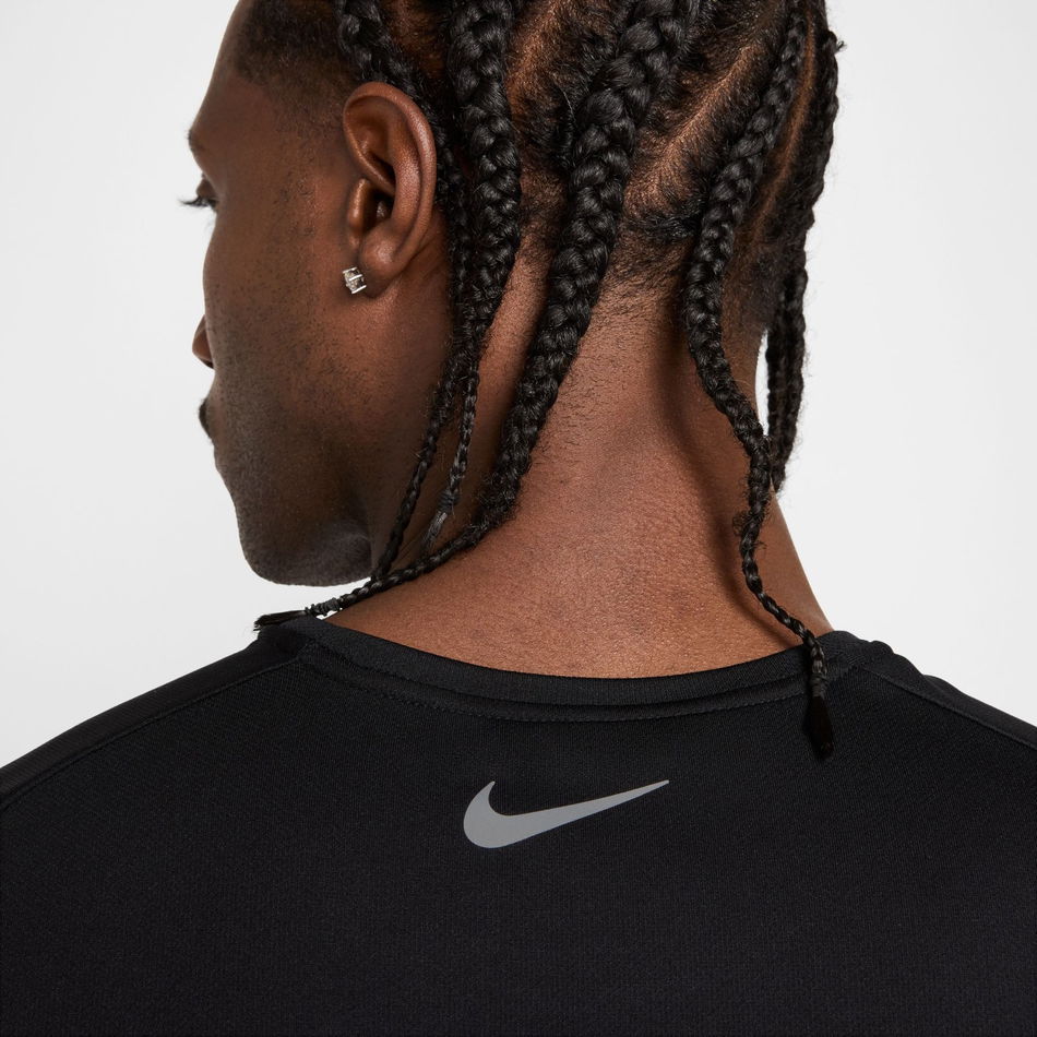 Dri-FIT UV Miler Flash SS Erkek Siyah Tişört