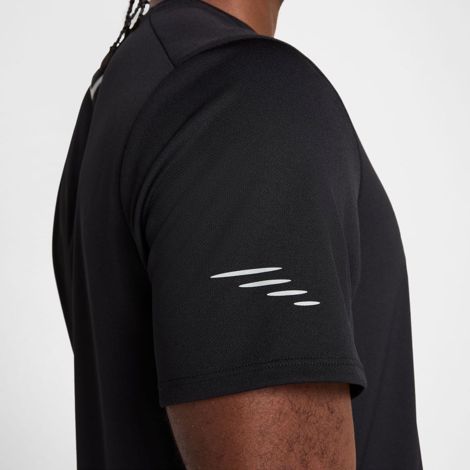 Dri-FIT UV Miler Flash SS Erkek Siyah Tişört