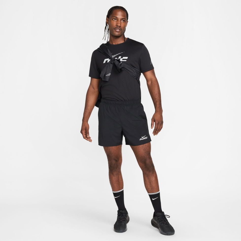 Dri-FIT UV Miler Flash SS Erkek Siyah Tişört