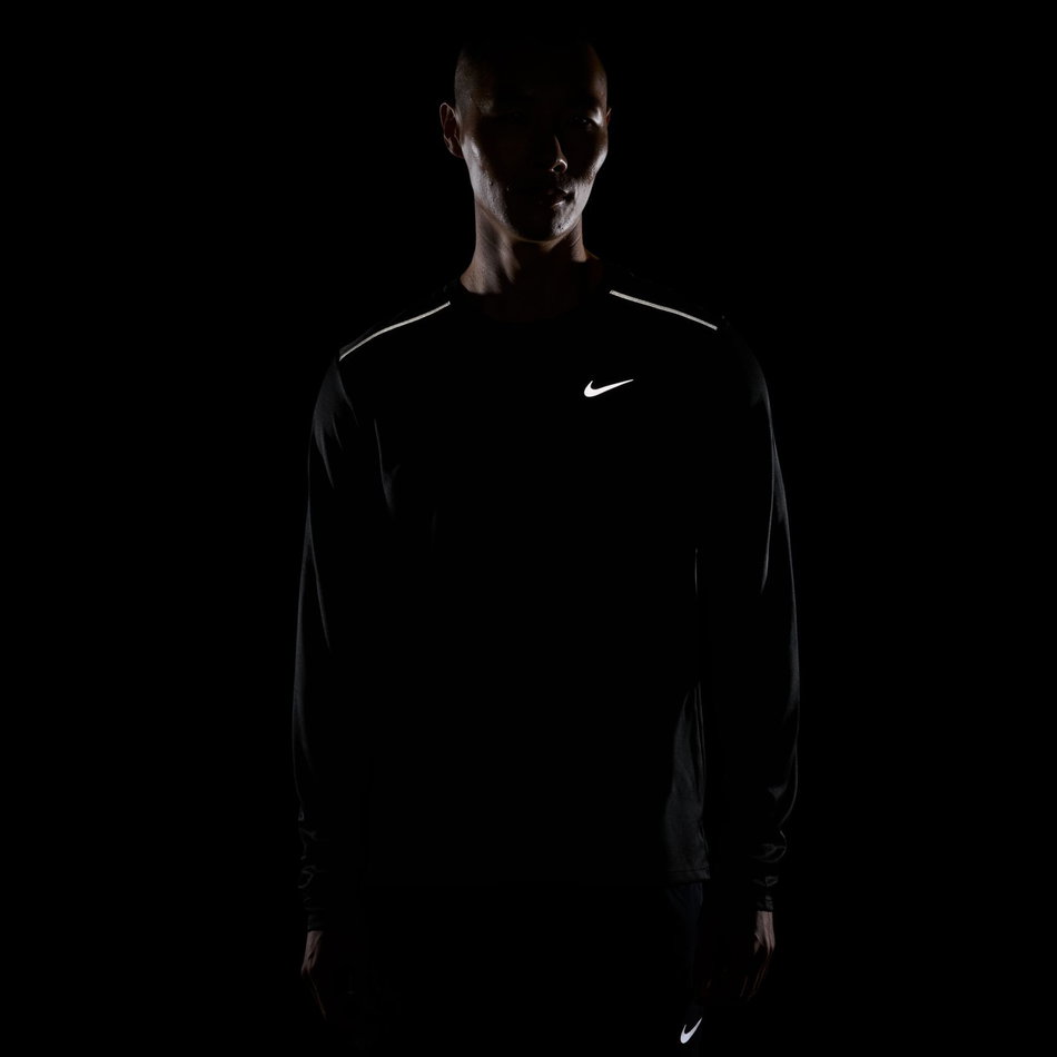 Dri-FIT UV Miler Ls Top Erkek Siyah Sweatshirt