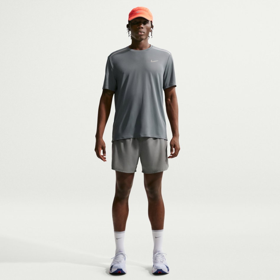 Dri-FIT UV Miler Ss Erkek Gri Tişört
