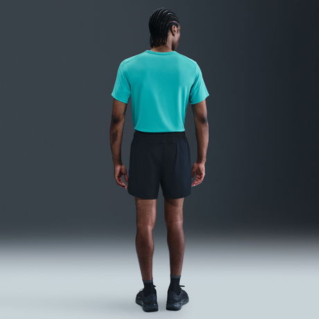 NIKE - Dri-FIT UV Miler SS Erkek Mavi Tişört (1)