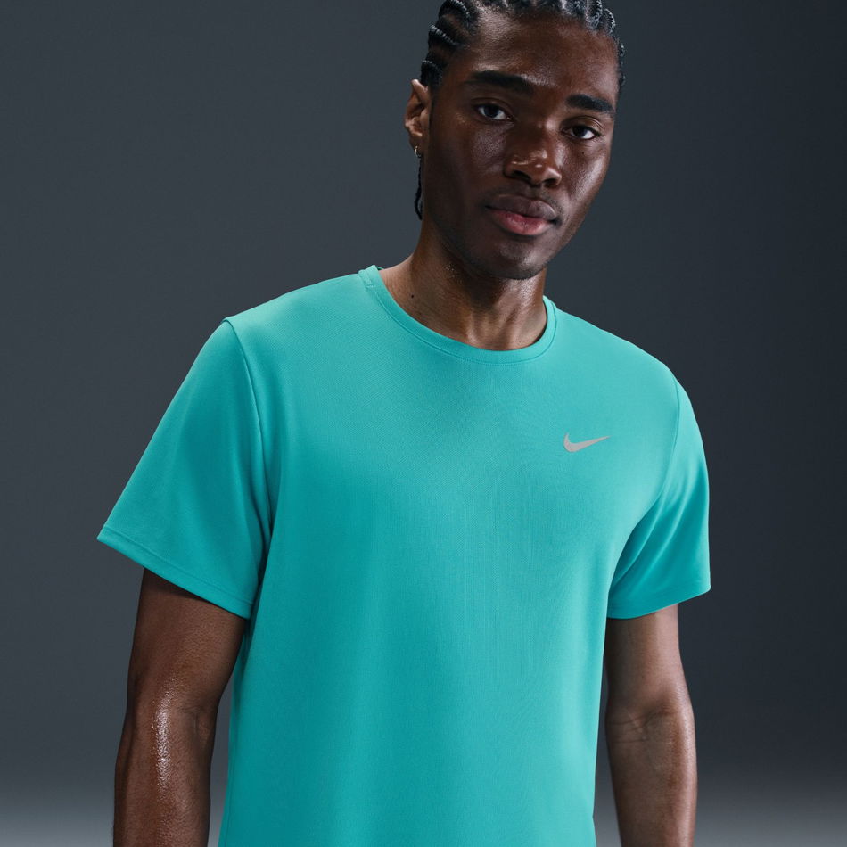 Dri-FIT UV Miler SS Erkek Mavi Tişört