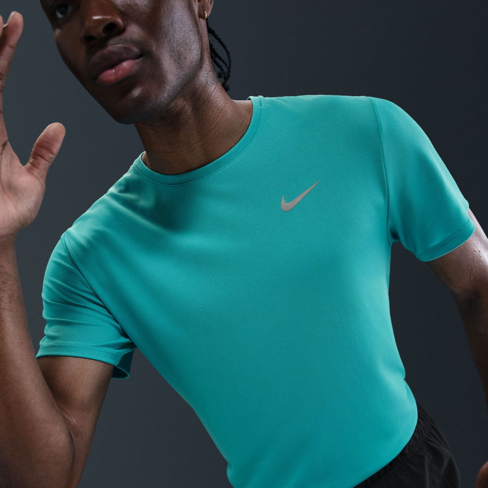 Dri-FIT UV Miler SS Erkek Mavi Tişört