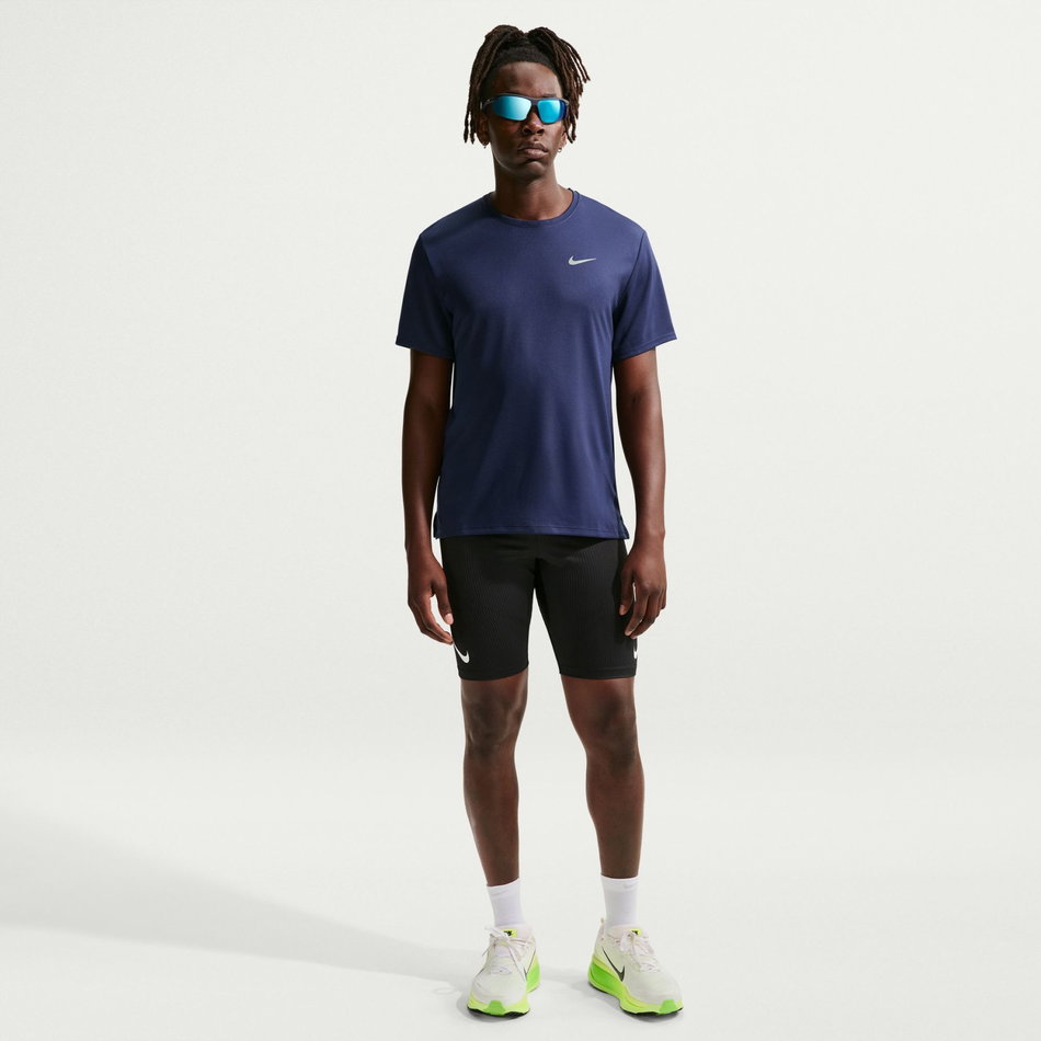 Dri-FIT Uv Miler Ss Erkek Mavi Tişört