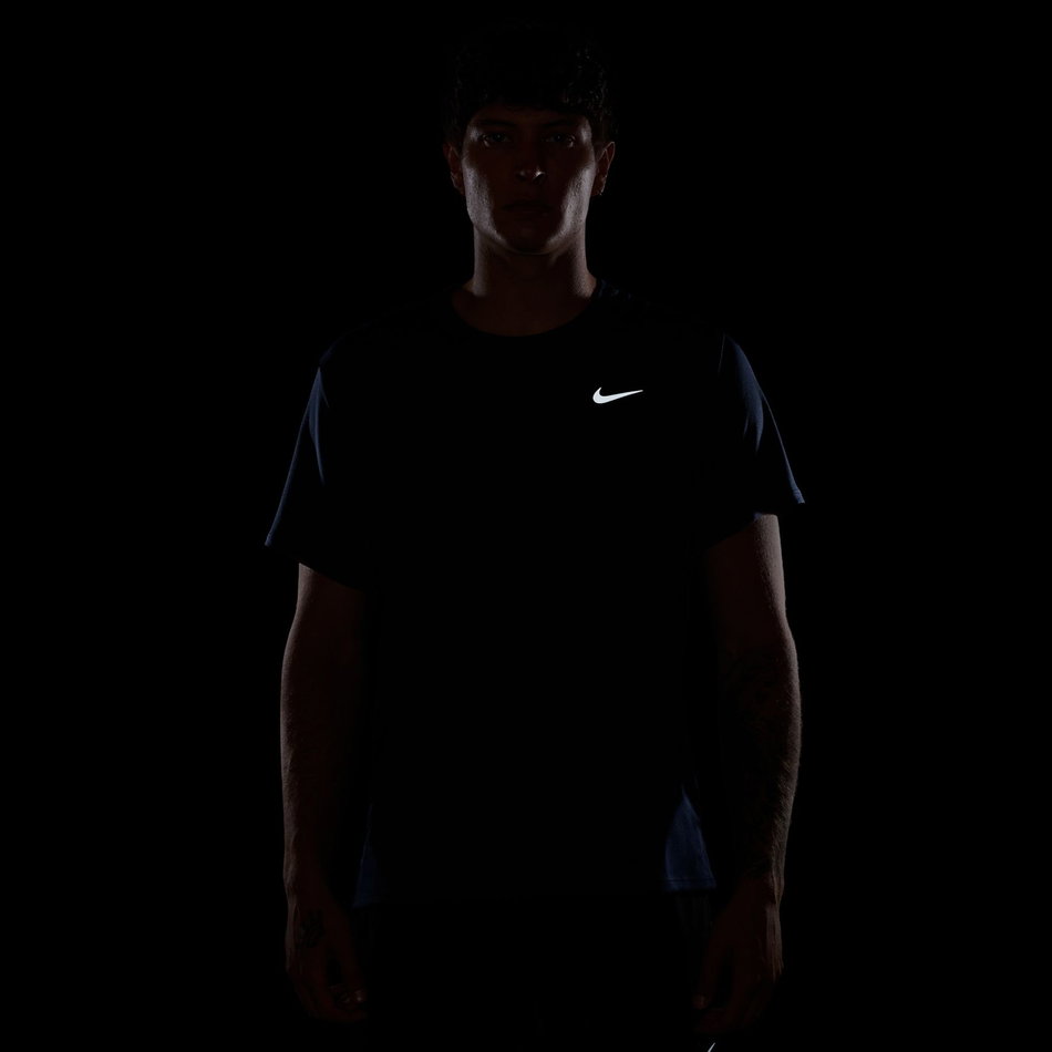 Dri-FIT Uv Miler Ss Erkek Mavi Tişört