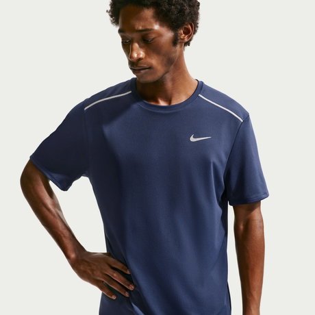 NIKE - Dri-FIT UV Miler Ss Erkek Mavi Tişört