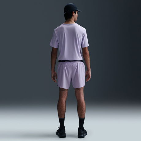 NIKE - Dri-FIT UV Miler SS Erkek Mor Tişört (1)
