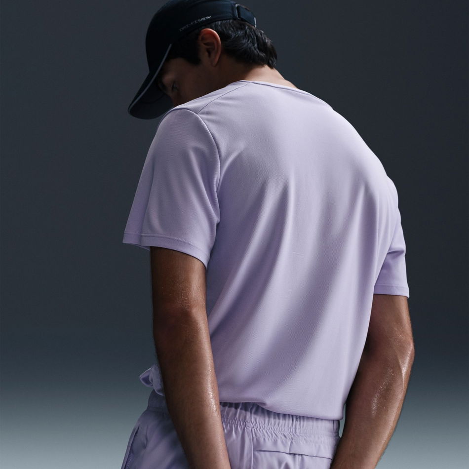 Dri-FIT UV Miler SS Erkek Mor Tişört