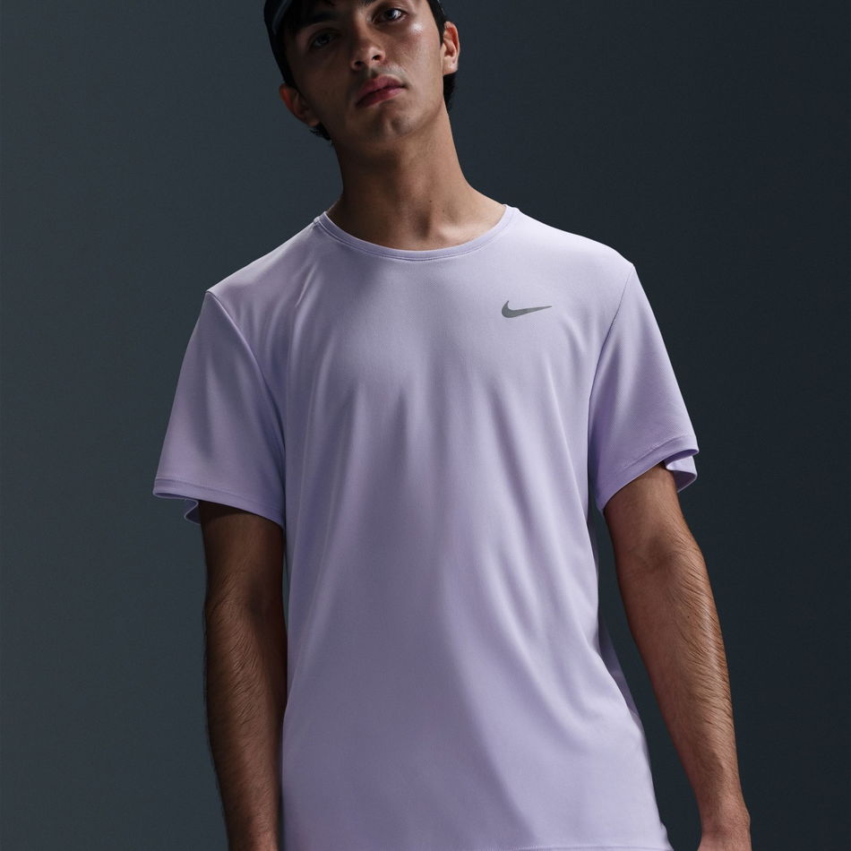 Dri-FIT UV Miler SS Erkek Mor Tişört