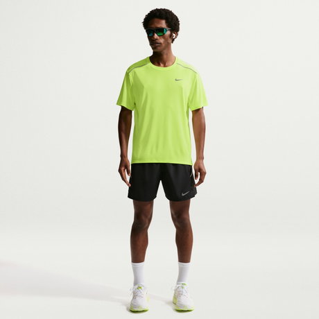 NIKE - Dri-FIT UV Miler Ss Erkek Sarı Tişört (1)