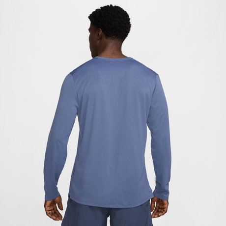 NIKE - Dri-FIT UV Miler Top LS Erkek Mavi Sweatshirt (1)