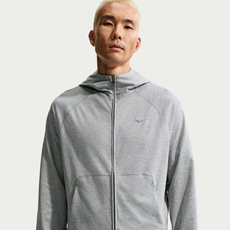 NIKE - Dri-FIT UV Primary Nano Fz Hoodie Erkek Gri Sweatshirt