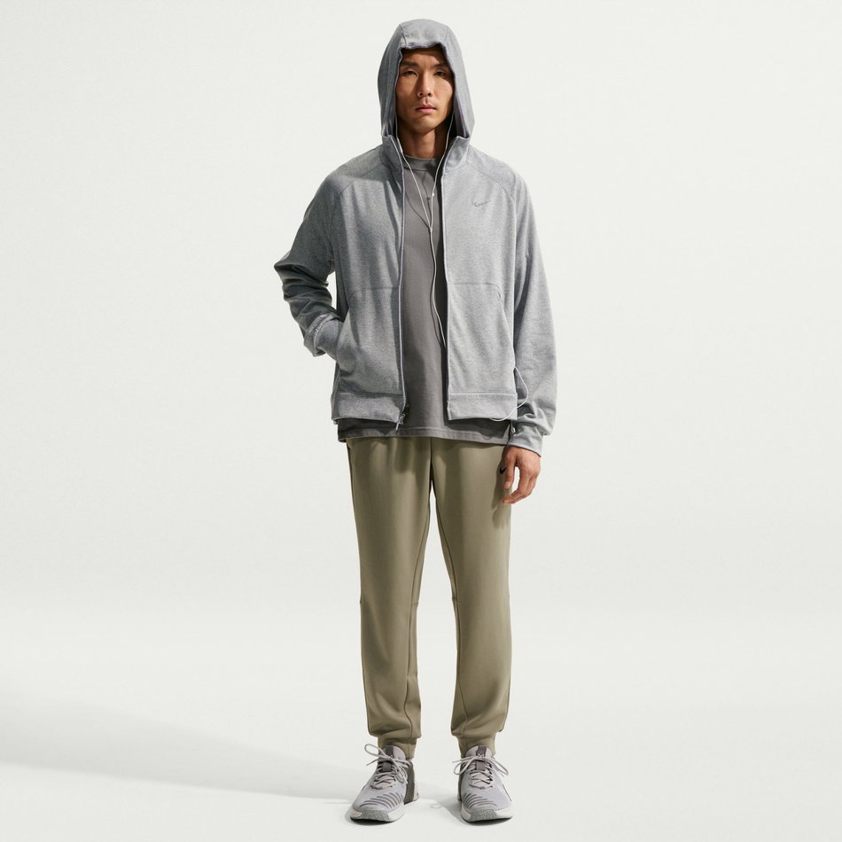 Dri-FIT UV Primary Nano Fz Hoodie Erkek Gri Sweatshirt