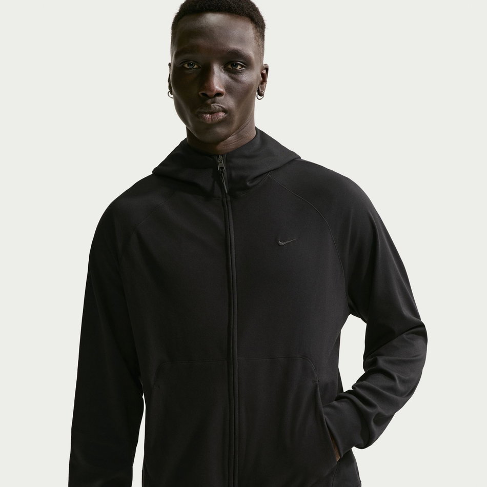 Dri-FIT UV Primary NanoKnit Fz Ho Erkek Siyah Sweatshirt