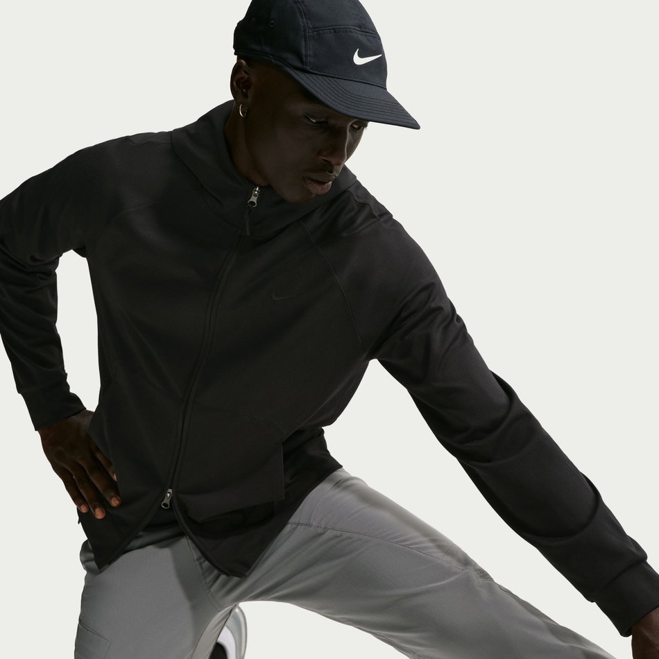 Dri-FIT UV Primary NanoKnit Fz Ho Erkek Siyah Sweatshirt
