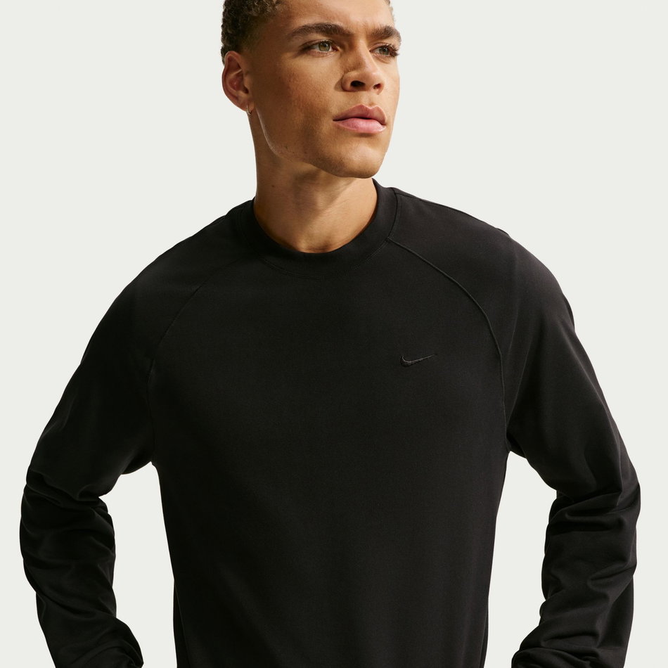 Dri-FIT Uv Primary NanoKnit Ls Crew Erkek Siyah Sweatshirt